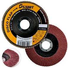 Disco Flap Desbaste Serra Aço Madeira Grão 60
