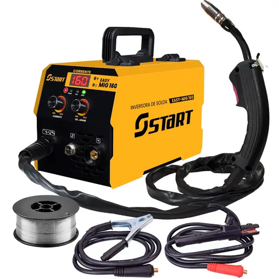 Inversora De Solda 220v Mig Tig E Eletrodo Multi Gas Sem + Arame