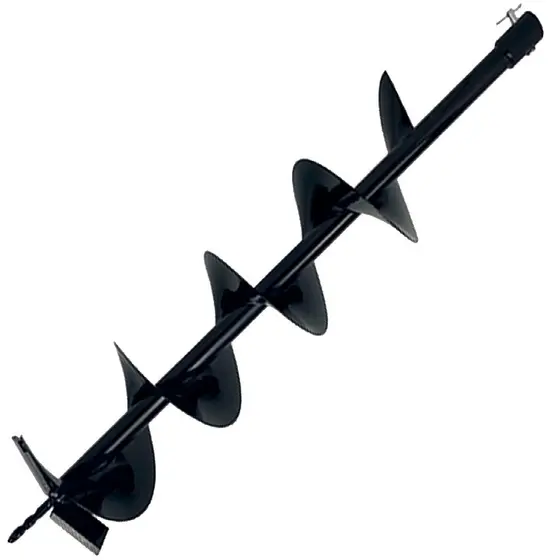 Broca Para Perfurador De Solo 800mm X 100mm Pino Com Trava The Black Tools