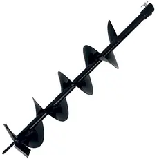 Broca Para Perfurador De Solo 800mm X 100mm Pino Com Trava The Black Tools
