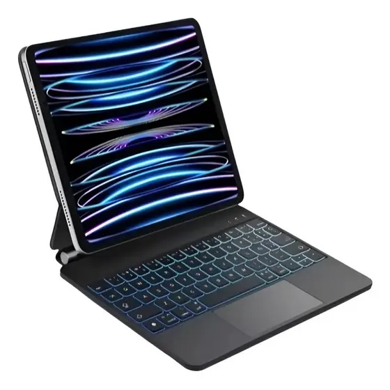 Teclado magnético Bettdow Bluetooth preto para IPad 11 Pro IPad Air 4/5 10,9