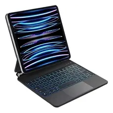 Teclado magnético Bettdow Bluetooth preto para IPad 11 Pro IPad Air 4/5 10,9