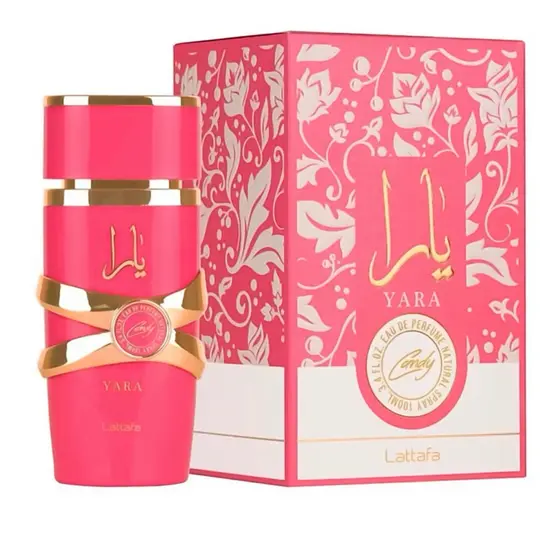 Perfume árabe Lattafa Yara Candy Eau de Parfum Feminino 100ml