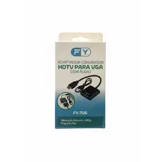 Cabo adaptador conversor HDTV para VGA com áudio FY-706