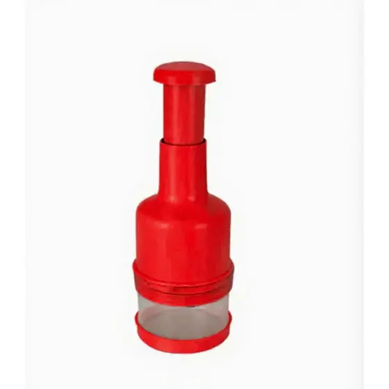 Triturador de Cebola e Vegetais Chopper - vermelho e branco
