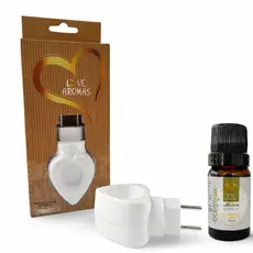 Difusor Elétrico de Ambiente + Essência Aromática 10ml Love Aromas