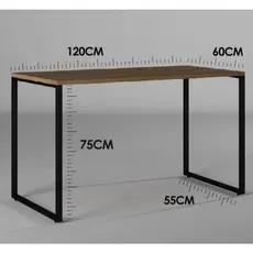 Escrivaninha de Escritório Industrial Mesa Computador 120 - Modelos disponeis