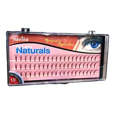 CÍLIOS TUFO NAVINA TUFINHO ALONGAMENTO 6 FIOS 10MM VOLUME RUSSO. cílios tufinho naturais extensão dos cílios postiços, volume de Cílios tufinho Natural individuais, Cilios de alta qualidade, macio, sedoso e brilhante Pode ser removido com removedor