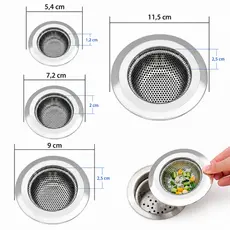 Ralo para Pia Prime Aço Inox com Borda Cozinha Ralinho