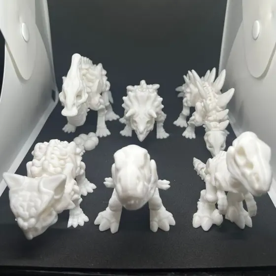 Dinossauro Esqueleto Articulado | Kit com 6 |Brinquedo Articulações Móveis Presente Criativo