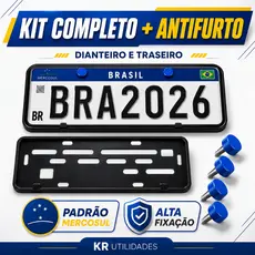 Suporte Automotivo Par de Suportes Com Lacre e Parafuso