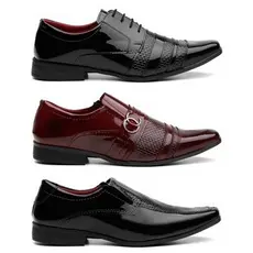 1 Par de Sapato Social Eleganci Masculino Promoção Combo Imperdivel