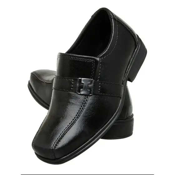 1 Par de Sapato Social Infantil Masculino Promoção