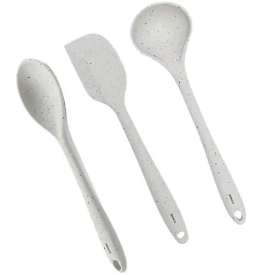 KIT_COLHER/ CONCHA/ ESPÁTULA SILICONE BRINOX VANILA FLEX