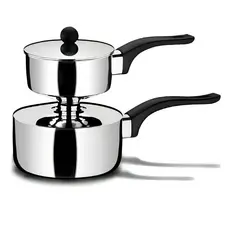 Cuscuzeira Inox Individual 500ml Brinox - Compatível com Todos os Fogões, Fácil de Limpar