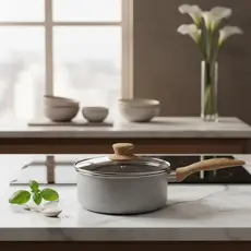 Panela C/ Tampa Brinox Ceramic Life Ø16cm 1,3L