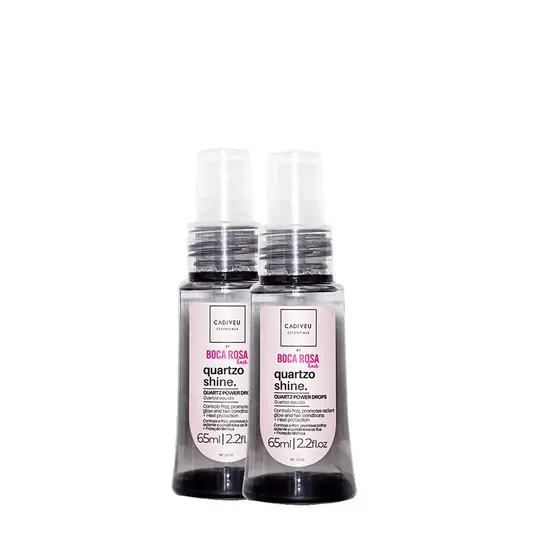 Kit 2 Óleos Capilar Quartzo Shine 65ml - Cadiveu Essentials