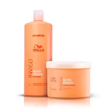 Kit Shampoo 1L e Máscara 500ml Nutri Enrich - Wella