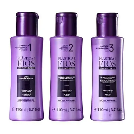Kit Cadiveu Professional Plástica Dos Fios - 3 Produtos de 110ml
