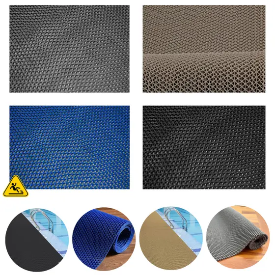 Tapete Antiderrapante Box Banheiro Piscina Áreas Úmidas Proteção Criança Idosos 80x120 Emborrachado
