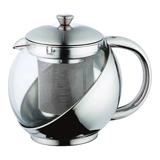 Chaleira Bule Infusor Para Chá 700 Ml Com Filtro Em Inox Ke home