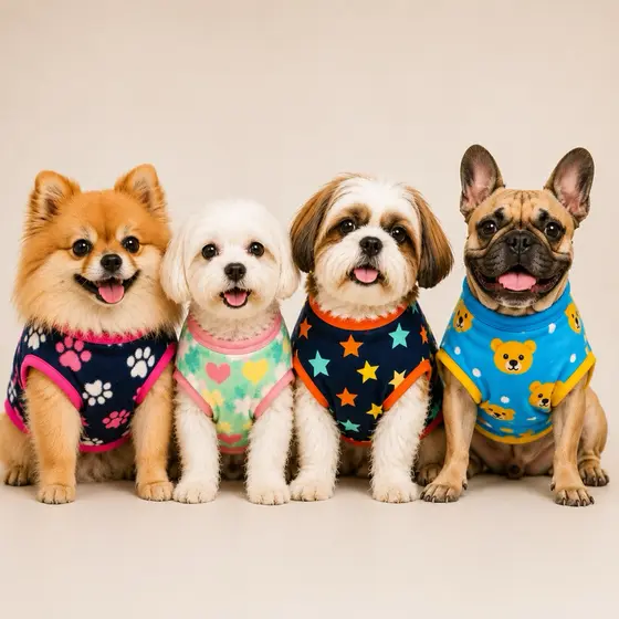 4 Roupinhas pet - tecido soft - Macho Fêmia - roupinha de inverno - roupa pet.