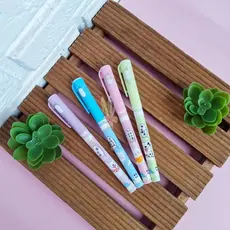 Caneta invisível luz Negra kit, caneta Mágica com Led e tinta Transparente