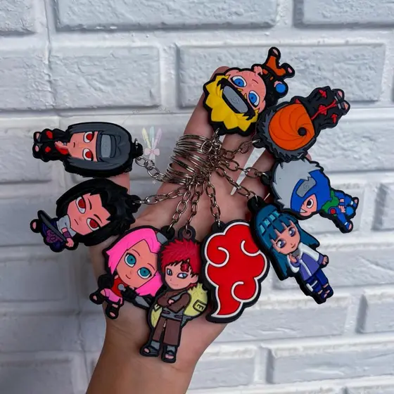 Chaveiros Naruto, Chaveiro dos Animes! Naruto, Kakashi Akatsuki, emborrachados e argola em Metal!