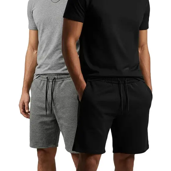 Bermuda moleton masculina academia treino verão