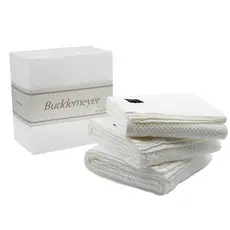 Kit 6 Toalhas Pano de Copa Prato Cozinha Buddemeyer Branco