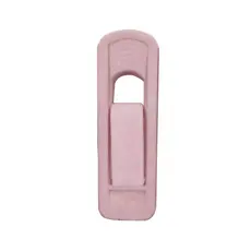 Kit 10 Presilhas de Veludo Para Cabides Prendedor Cor Rosa