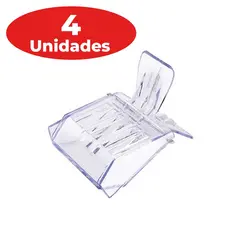 KIT COM 4X CLIP PEGA RAINHA ABELHA APICULTURA CAPTURA TROCA ENXAME NOVO MANEJO COLMÉIA MEL APIÁRIO