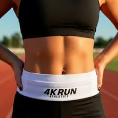 Cinto Porta Celular Corrida 4KRUN 3 Divisórias Pochete Fitness Unissex Ajustável Academia Caminhada