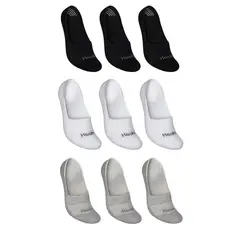 Kit com 6 Pares Meias Sapatilha Invisível Cano Baixo Curto Em Algodão Meia Com Silicone não escorrega