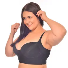 Sutia Sutien Plus Size Reforçado de Bojo Largo Confortavel - BW