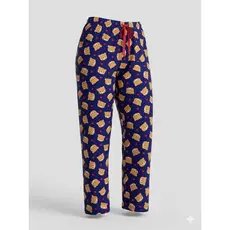 Calça Pijama Feminina Estampada Confortável Soltinha  Suede