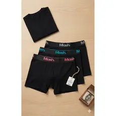 Kit 3 Cuecas Boxer Mash Masculina Algodão Premium Cores Sortidas Original