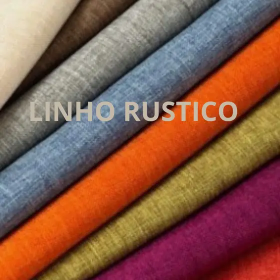 Tecido Linho Rustico Varias Cores Largura 1,50 cm Qualidade premium