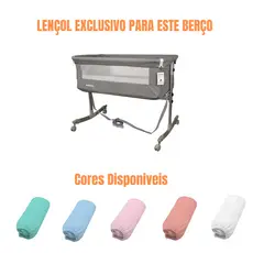 3 LENÇOL PARA BERÇO PORTATIL MOISES CO-BED  100% Algodão