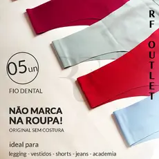 Kit 5 Calcinha Sem Costura Fio Dental Corte a Laser Não Marca Tanga Conforto