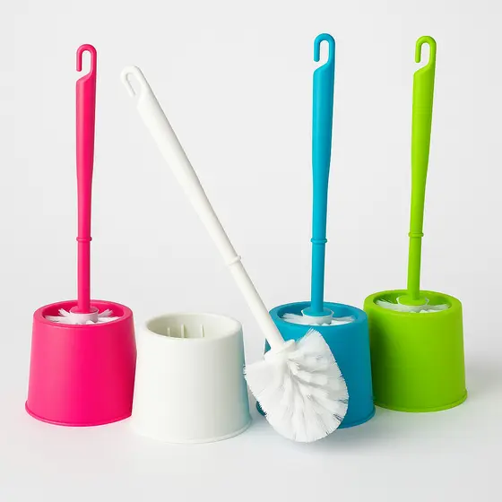 Kit Com 4 Escovas Sanitária de Banheiro – Limpeza Fácil e Eficiente