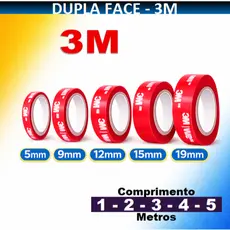 Fita Dupla Face 3M VHB ORIGINAL Adesiva Fixação Forte Colar Quadro Painel Artesanato Parede Grudar