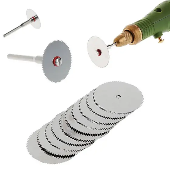 Kit 10 Discos De Serra 22mm Para Mini Retifica E Furadeira