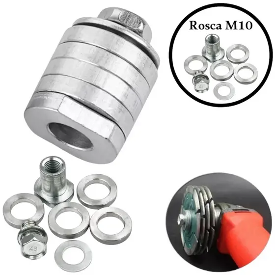 Adaptador Prolongador Multi Disco Rosca M10 Esmerilhadeira