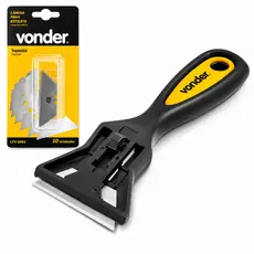 Raspador De Vidro Estilete Plano Com 10 Laminas Rp011 - Vonder