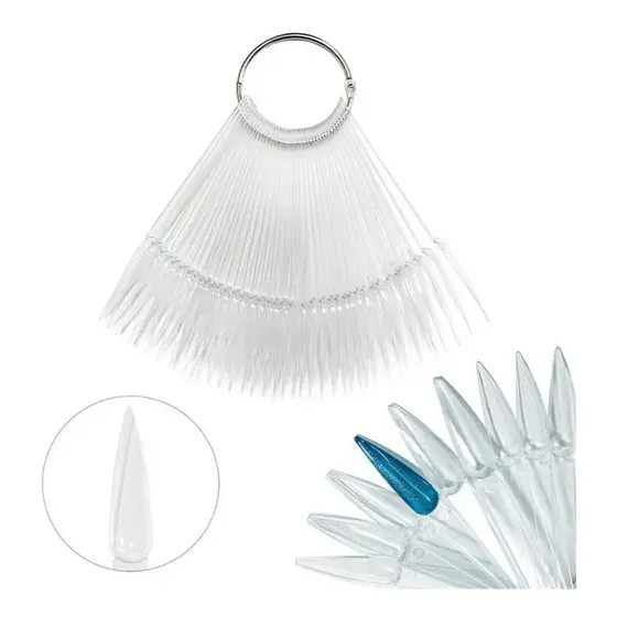 KIT 50 LEQUE MOSTRUÁRIO ACRILICO PARA UNHAS