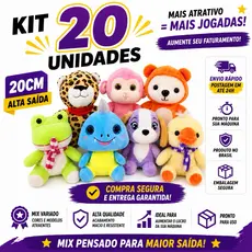Kit pelúcia / ursos para grua atacado 20 UN 20 cm alta qualidade