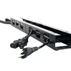 Organizador de cabos e fios guia de cabos baixo mesa Setup gamer esconder cabos canaleta p/ cabos