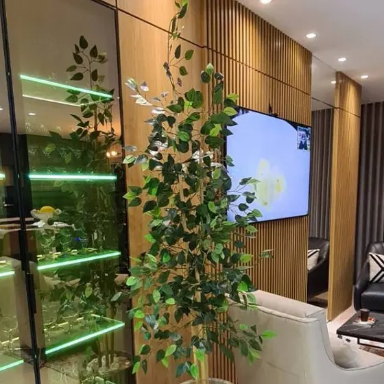 Arranjo Artificial Bambu Da Sorte Galho Natural 110cm a 200cm Sem Vaso Decoração