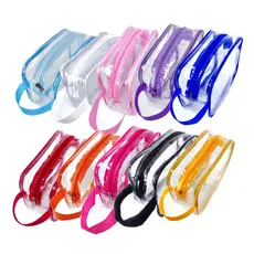 Necessaire Transparente 20 x 15 Com Alça Enfermagem Bolsa Necessaire de Plástico.  Envio em 24h